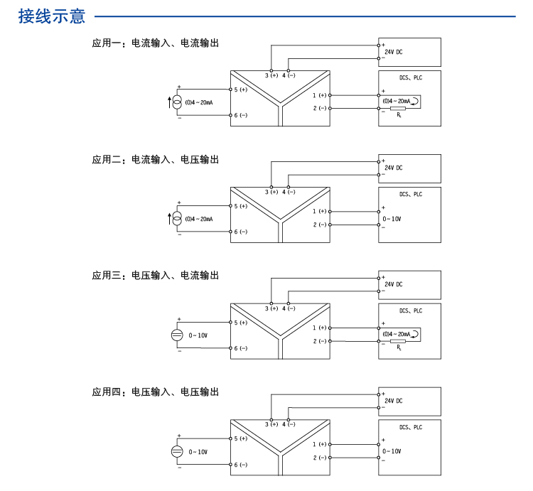 一进一出 电压电流输入隔离器