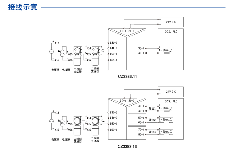 一进三出 隔离器模拟量输入信号分配器