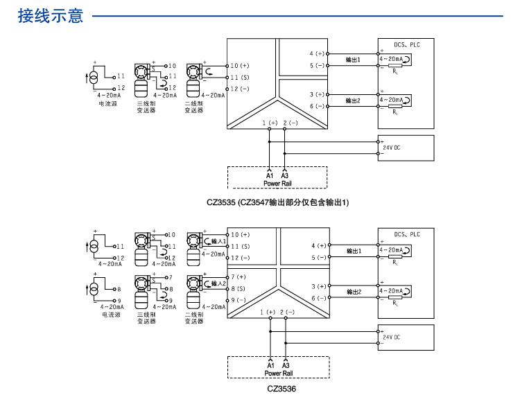 一进二出 模拟量输入隔离器