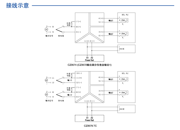 一进一出 热电偶输入隔离器