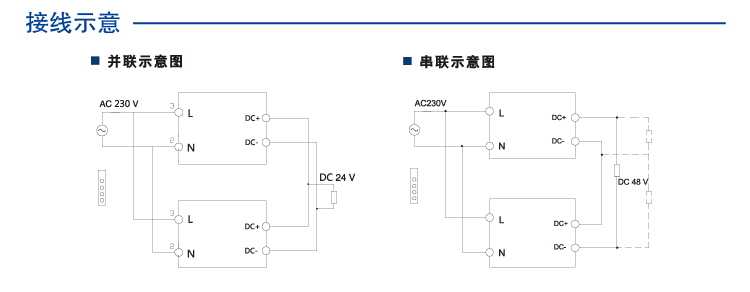 导轨型开关电源10W/24V输出