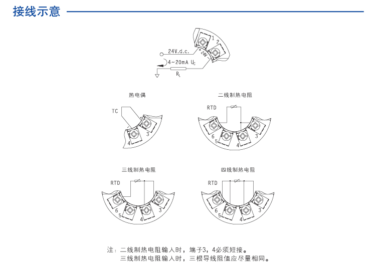 热电偶输入、HART智能隔离温度变送器