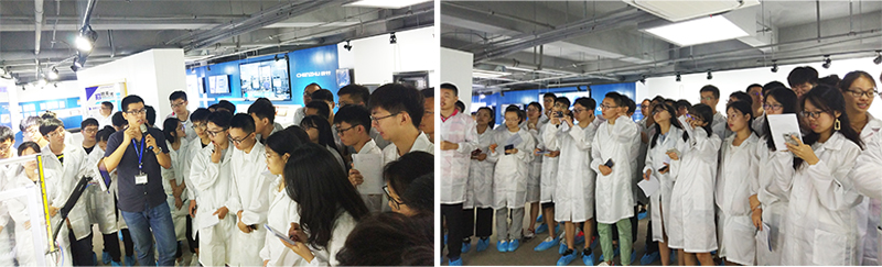 华东理工大学测仪15级师生来访辰竹参观实习