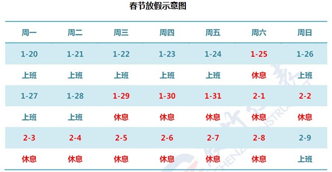 2014年元旦、春节放假安排通知