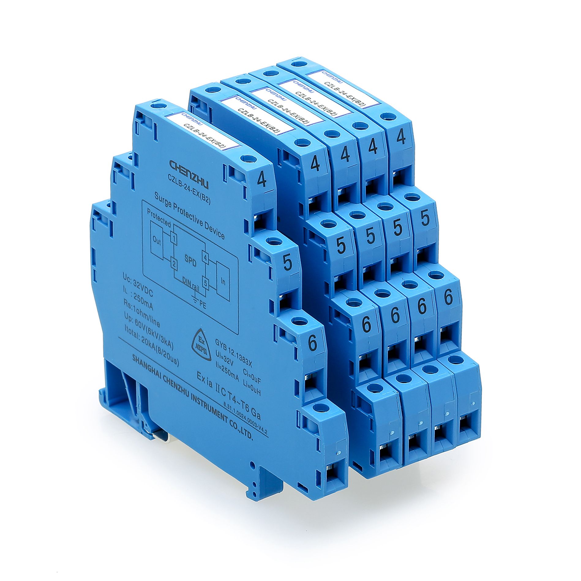 czlb-24(b3) 信号spd (24v 三线制 in=10ka 本安) 7013226