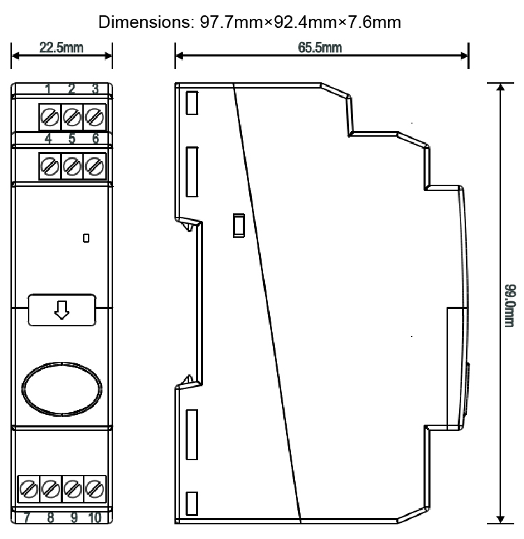 DC current input,power Transmitter(1 channel)