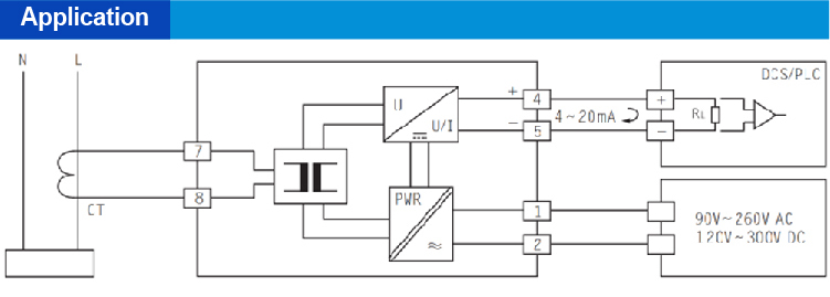 AC current input,power Transmitter(1 channel)
