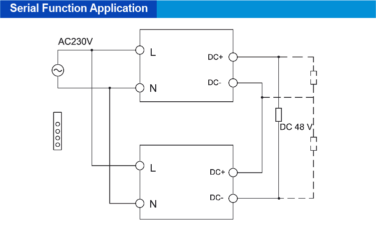 DIN Rail Tpye Power Supply 10W/24V Output