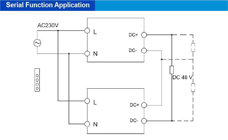 DIN Rail Tpye Power Supply 60W/24V Output