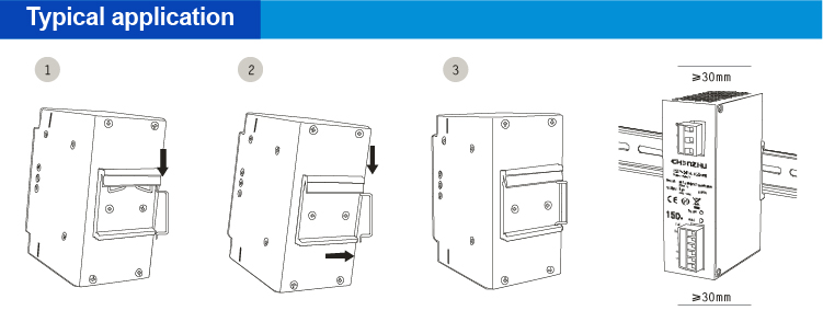 DIN Rail Tpye Power Supply 240W/24V Output
