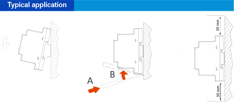 DIN Rail Tpye Power Supply 10W/24V Output