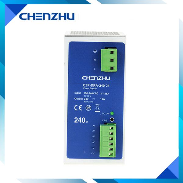 DIN Rail Tpye Power Supply 240W/24V Output