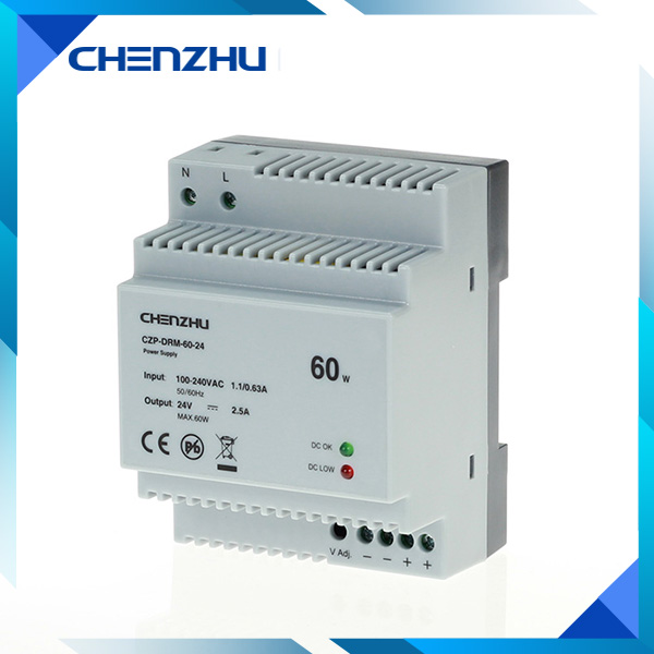 DIN Rail Tpye Power Supply 60W/24V Output