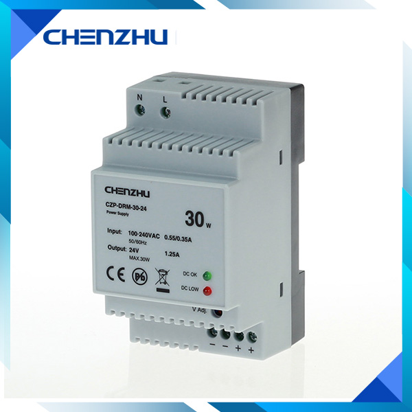 DIN Rail Tpye Power Supply 30W/24V Output